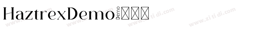 HaztrexDemo字体转换