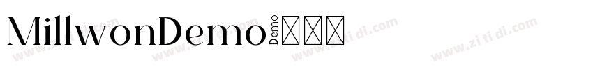 MillwonDemo字体转换