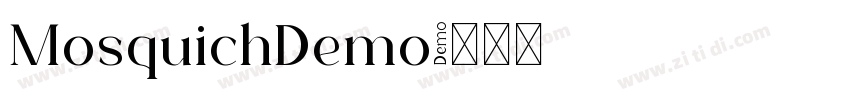 MosquichDemo字体转换