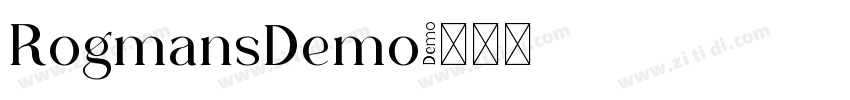 RogmansDemo字体转换