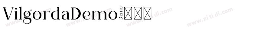 VilgordaDemo字体转换