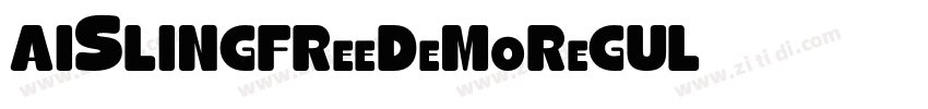 AislingFreeDemoRegul字体转换