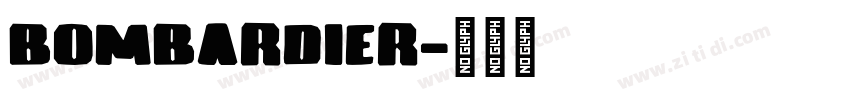 Bombardier字体转换