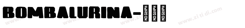 bombalurina字体转换