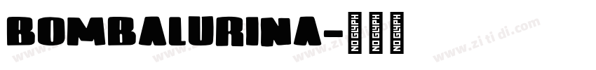 bombalurina字体转换