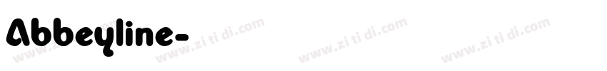 Abbeyline字体转换