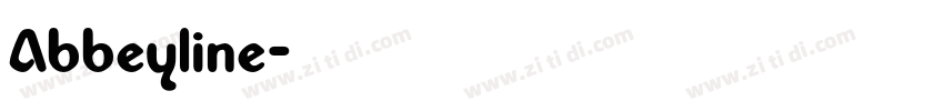 Abbeyline字体转换