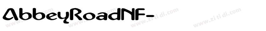AbbeyRoadNF字体转换