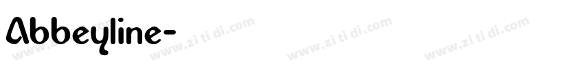 Abbeyline字体转换