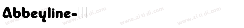 Abbeyline字体转换