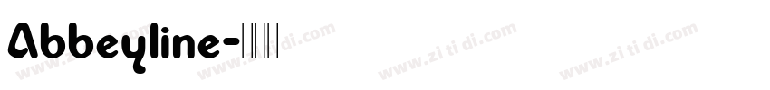 Abbeyline字体转换