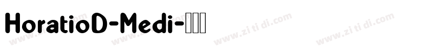 HoratioD-Medi字体转换