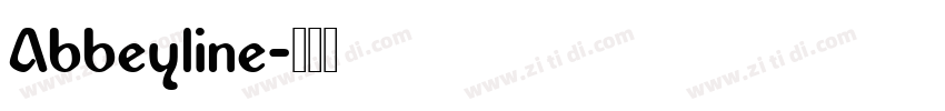 Abbeyline字体转换