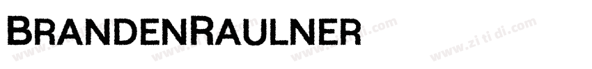 BrandenRaulner字体转换