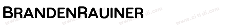 BrandenRauiner字体转换
