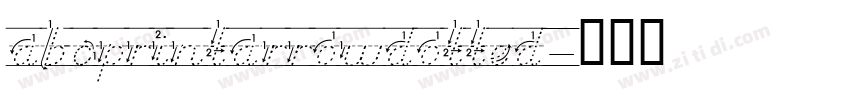 abcprintarrowdotted字体转换