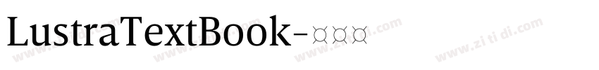 LustraTextBook字体转换