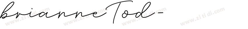 brianneTod字体转换
