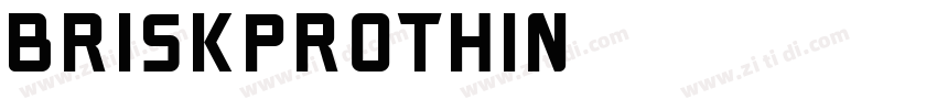 BriskProThin字体转换
