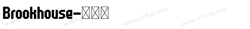 Brookhouse字体转换