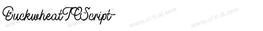 BuckwheatTCScript字体转换