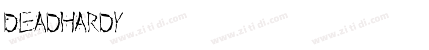 DeadHardy字体转换