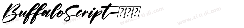 BuffaloScript字体转换