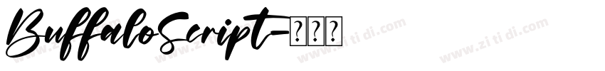 BuffaloScript字体转换