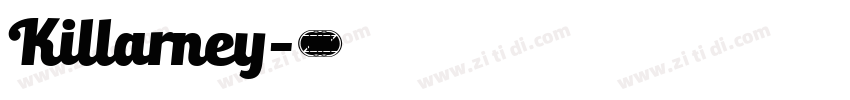 Killarney字体转换