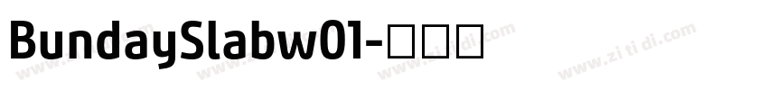 BundaySlabw01字体转换