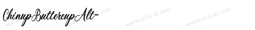 ChinupButtercupAlt字体转换