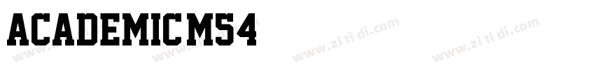 Academic-M54字体转换