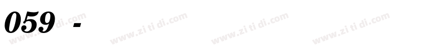 059字体字体转换