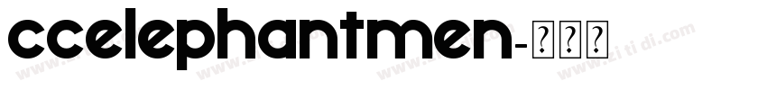CCElephantmen字体转换