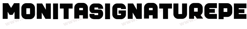 MonitaSignaturePERSO字体转换
