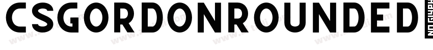 CSGordonRounded字体转换