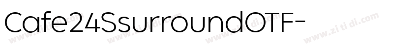 Cafe24SsurroundOTF字体转换