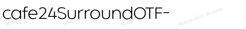 cafe24SurroundOTF字体转换