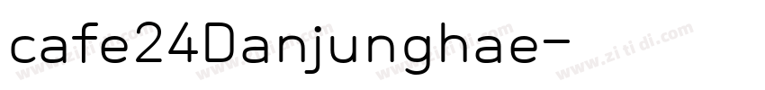 cafe24Danjunghae字体转换