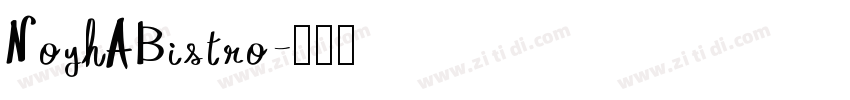 NoyhABistro字体转换