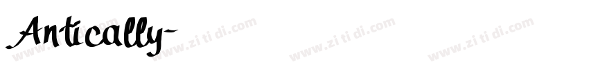 Antically字体转换