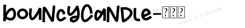 BouncyCandle字体转换