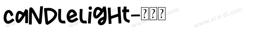 candlelight字体转换