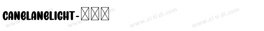 CaneLaneLight字体转换