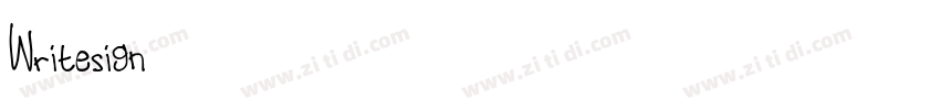 Writesign字体转换