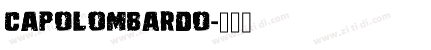 CapoLombardo字体转换