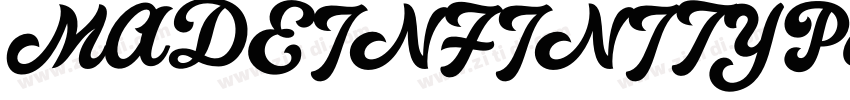 MADEINFINITYPersonal字体转换