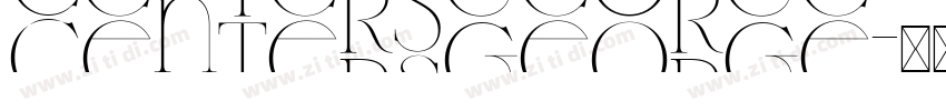 CentersGeorge字体转换
