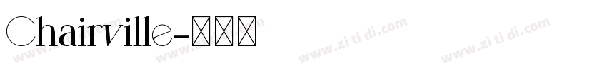 Chairville字体转换
