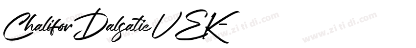 ChaliforDalsaticVEK字体转换